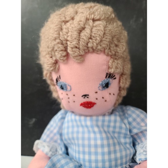 Vintage Handmade Cloth Doll - Picture 7 of 10
